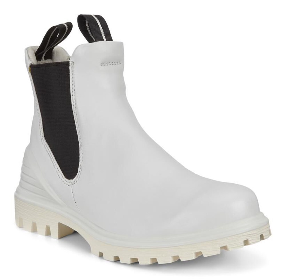 Womens Boots - ECCO Tredtray - White - 1248DILOQ